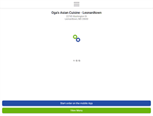 Tablet Screenshot of ogasasiancuisinemd.com